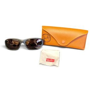 RAY-BAN ITALY RB2016 W2578 3N SLEEK MATTE BROWN G15 DADDY-O SUNGLASSES w/CASE